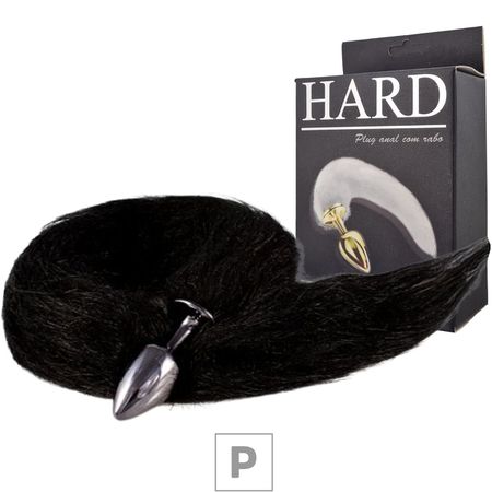 Plug de Metal Onix Com Cauda Hard (HA116P) - Preto
