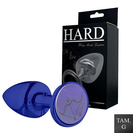 Plug Metálico G Signos Sagitário (HA164SA) - Azul