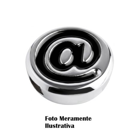 Separador de Palavras Formato de Arroba (HA180@) - Cromado