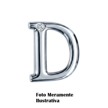 Letras Para Personalização Cromada (HA180C) - D