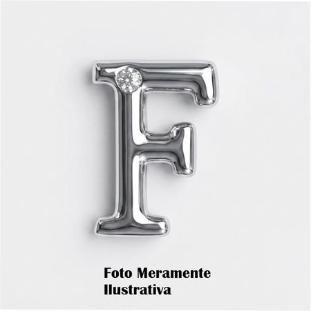 Letras Para Personalização Cromada (HA180C) - F