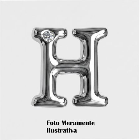 Letras Para Personalização Cromada (HA180C) - H