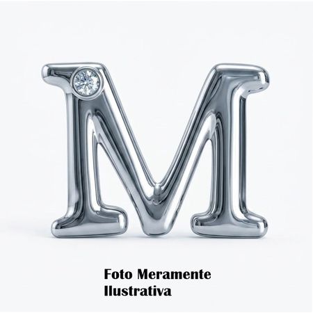 Letras Para Personalização Cromada (HA180C) - M