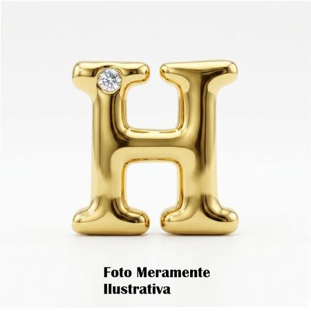 Letras Para Personalização Dourada (HA180D) - H