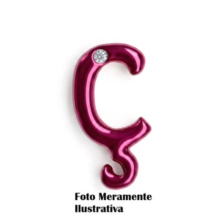 *Letras Para Personalização Rosa (HA180R) - Cedilha