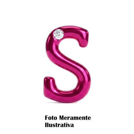 *Letras Para Personalização Rosa (HA180R) - S