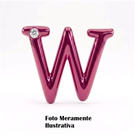 *Letras Para Personalização Rosa (HA180R) - W