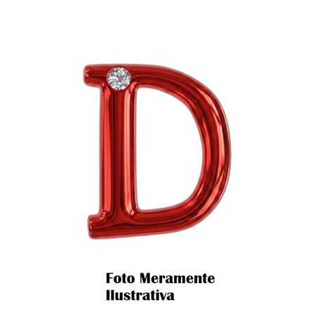 *Letras Para Personalização Vermelha (HA180V) - D