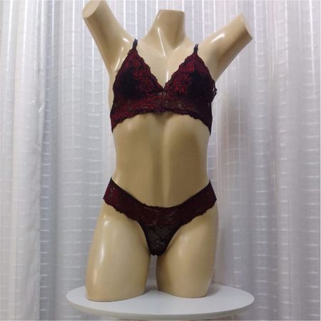 Conjunto Beleza (ID1133) - Preto c/ Vermelho