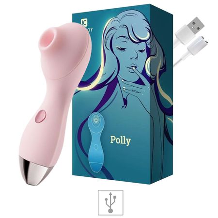 Vibrador Com Pulsação Polly (KT005-6653) - Rosa Bebê