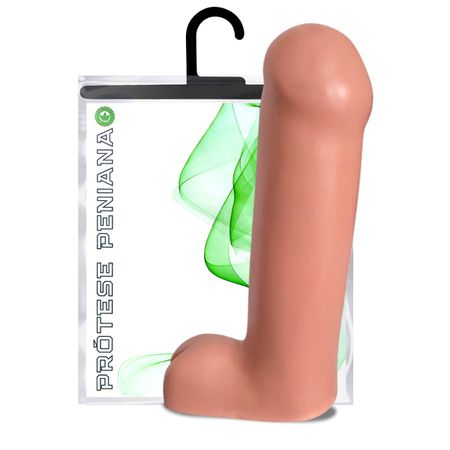 *Prótese 23x22 Com Escroto (M2121) - Bege