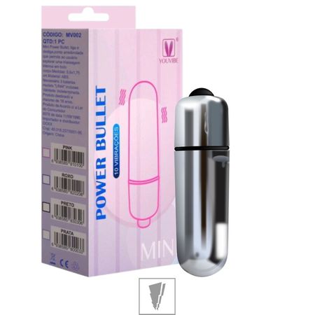Cápsula Vibratória Power Bullet Clássico VP - (MV002) - Prata