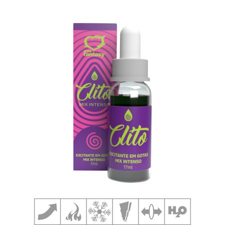 Excitante Unissex Clíto Mix Intenso em Gotas 17ml (SF4852-ST846) - Padrão