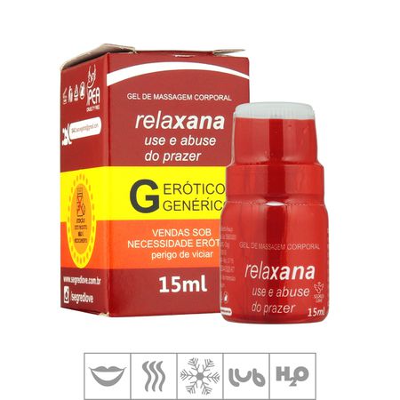 Gel Para Sexo Oral Relaxana 15ml (SL1732) - Maçã Verde