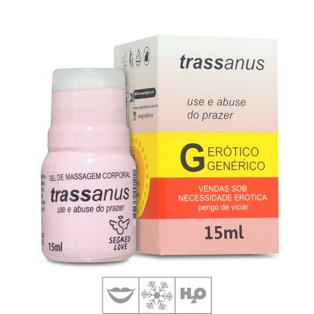 Gel Para Beijo Grego Trassanus 15ml (SL1733) - Menta