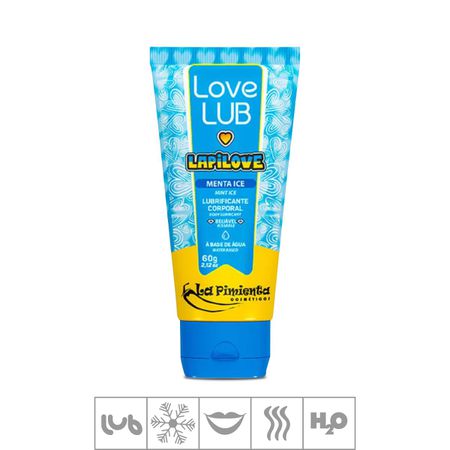 Lubrificante Beijável Love Lub Lapilove 60g (ST108-ST903) - Menta Ice