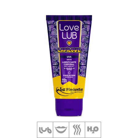 Lubrificante Beijável Love Lub Lapilove 60g (ST108-ST903) - Uva