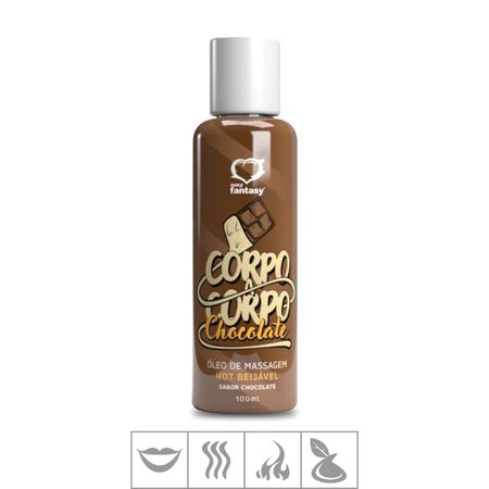 Óleo Beijável Hot Corpo a Corpo 100ml (ST111) - Chocolate