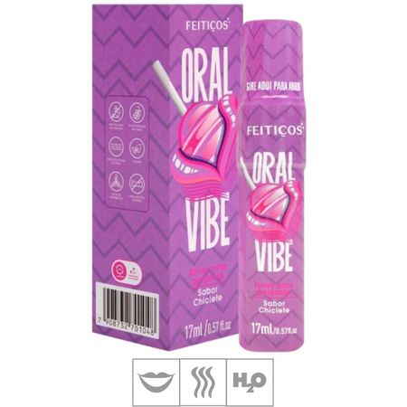 Spray Para Sexo Oral Garganta Profunda Oral Vibe 17ml (ST137). - Chiclete