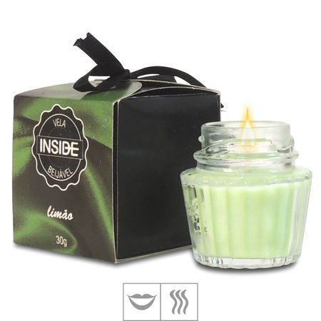 *Vela Beijável Inside 30g - (ST147) - Limão