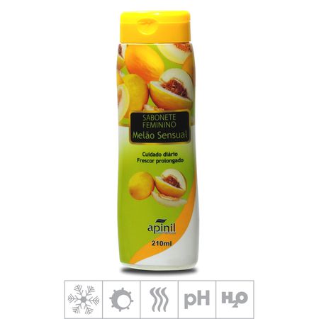 Sabonete Feminino Íntimo Apinil 200ml (ST183) - Melão Sensual