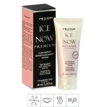 Gel Comestível Ice Now Premium 35ml - (ST493) - Strawberry Italy