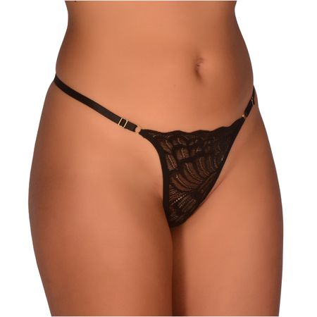 *Calcinha Sexy (LK113-ST763). - Preto