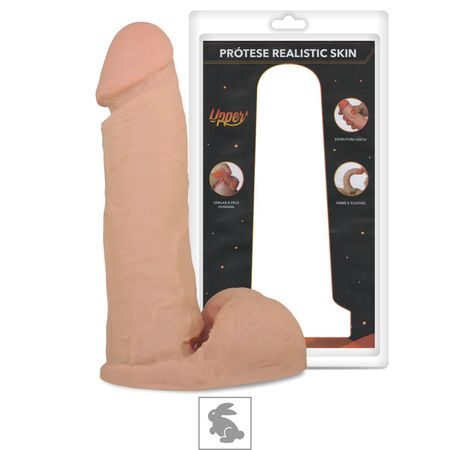 Prótese 18x15cm Com Escroto Thor Upper (UP95-ST774). - Bege