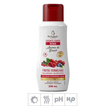 Sabonete Feminino Íntimo Aromas do Brasil 200ml - (ST974) - Frutas Vermelhas