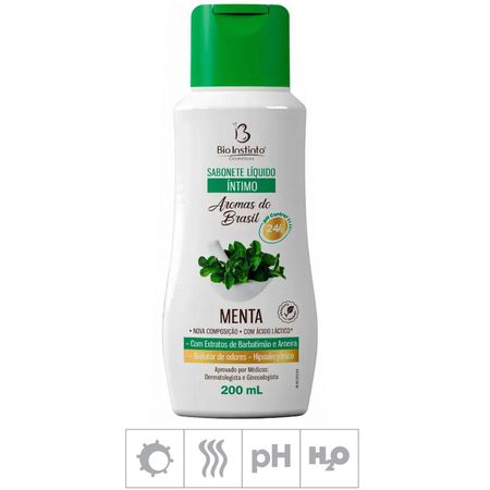 Sabonete Feminino Íntimo Aromas do Brasil 200ml - (ST974) - Menta