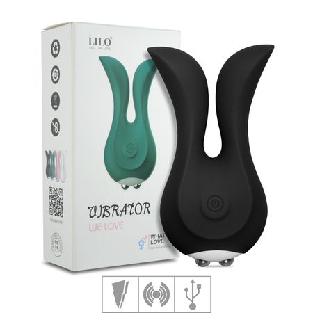 Vibrador Recarregável We Love VP (VB091A) . - Preto