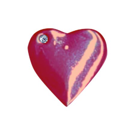 Separador de Palavras Formato de Coração (HA180CO) - Vermelho