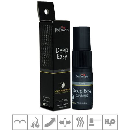 Gel Para Sexo Anal Deep Easy em Spray 12ml (HC447) - Padrão