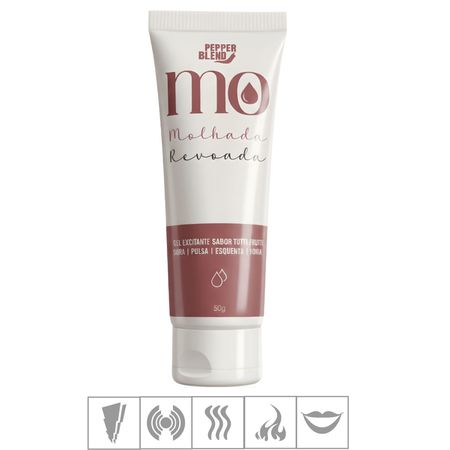 Excitante Unissex Mo Molhada Revoada 50g (PB556) - Tutti-Frutti