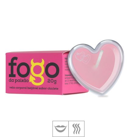 Vela Beijável Fogo da Paixão Sexy Fantasy 20g (ST669) - Chiclete