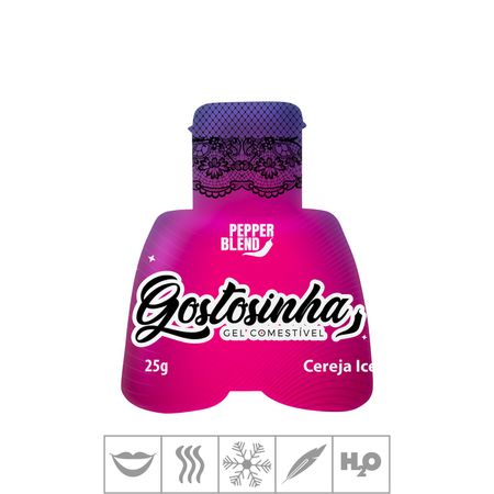 Gel Comestível Gostosinha Ice 25g (ST749) - Cereja