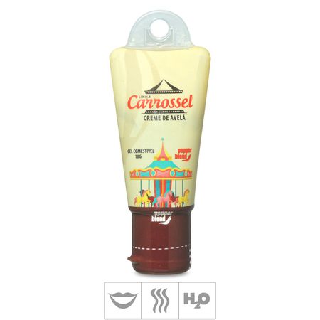 Gel Para Sexo Oral Carrossel 18g (ST762) - Creme de Avelã