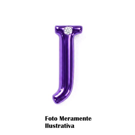 *Letras Para Personalização Lilás (HA180L) - J