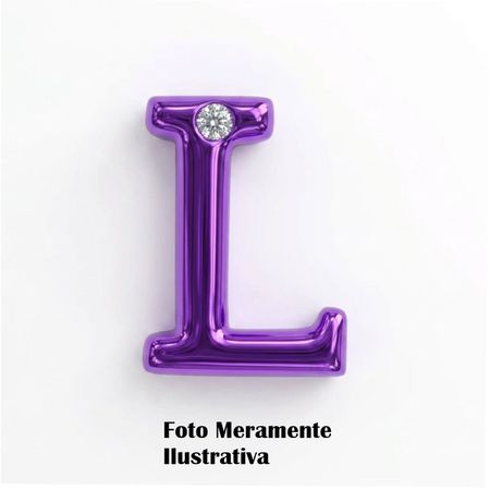 *Letras Para Personalização Lilás (HA180L) - L