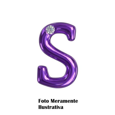 *Letras Para Personalização Lilás (HA180L) - S