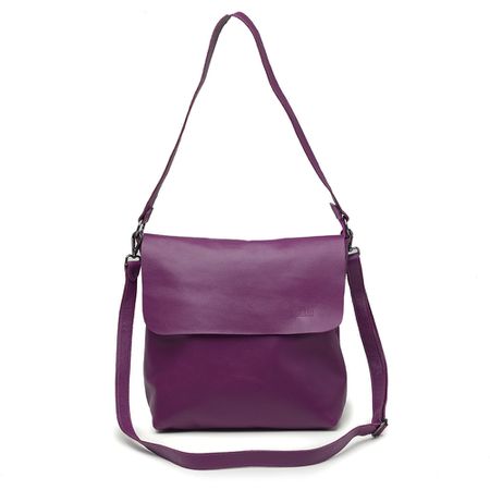 Bolsa de Couro - LOTUS - Violeta - Bubblê