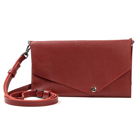 Bolsa CARTEIRA Couro Legítimo Bubblê - Vermelha - Bubblê