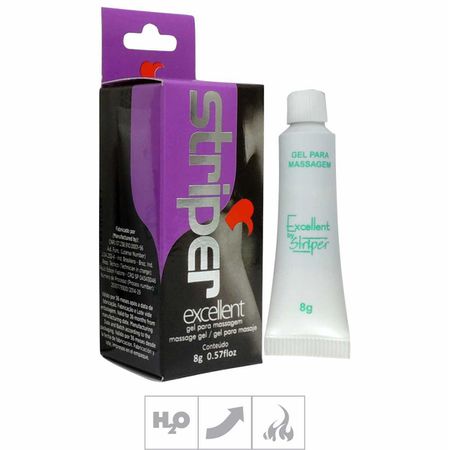 *Excitante Unissex Striper Excellent 8g (17230) - Padrão