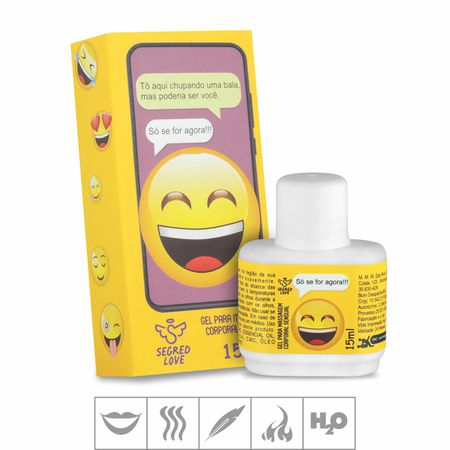 *PROMO - Gel Comestível Só Se For Agora!!! Hot 15ml Validade 05/25 (17580) - Morango c/ Chantilly