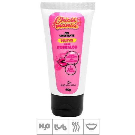 Lubrificante Beijável Chiclé Mania 60g - (17878) - Bubbaloo