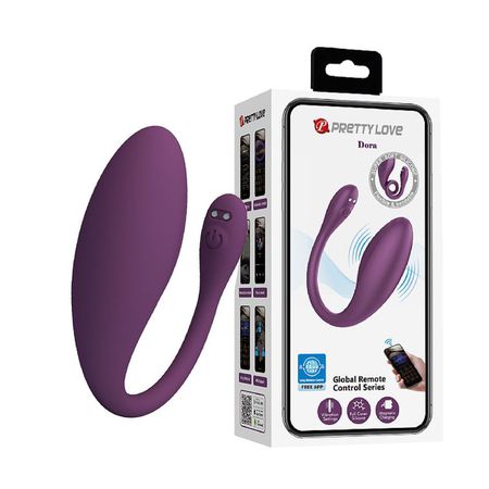 Cápsula Vibratória Recarregável Dora SI - (4004) - Roxo