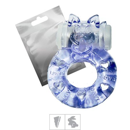 *Anel Com Vibro Gatinho Importado (ST421) - Lilás