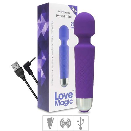 *Massageador Recarregável Love Magic Hot SI (5344-ST633) - Roxo