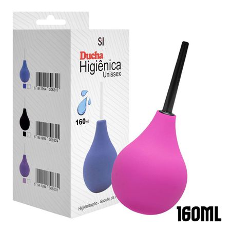 Ducha Higiênica Rectal Syringe 160ml SI (5605) - Magenta