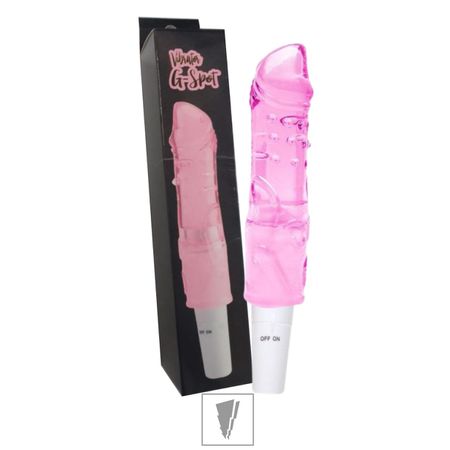 Vibrador Formato De Pênis Com Nódulos Massageadores (6174) - Rosa
